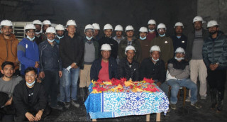 राहुघाटको दोस्रो र तेस्रो सुरुङ जोडियो, भौतिक प्रगाति ७० प्रतिशत