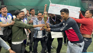 कामना सेवा विकास बैंकले जित्यो दोस्रो चितवन बैंकर्स फुटसल प्रतियोगिता