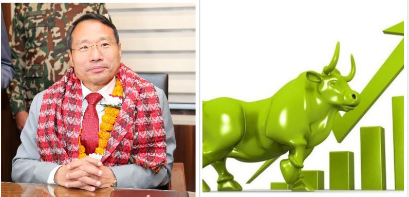 अर्थमन्त्री पुनलाई सेयर बजारको स्वागत, साढे १३ अंकले बढ्यो नेप्से, ३ अर्बको कारोबार