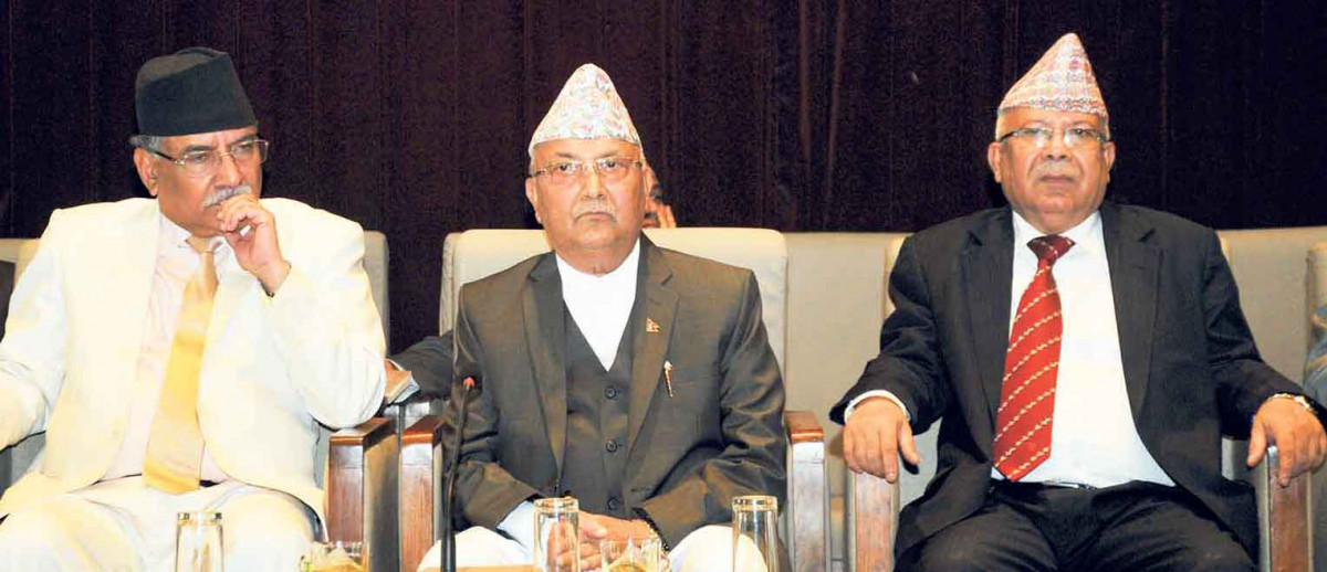 प्रचण्ड, नेपाल र ओली क्रमशः १३–१३ महिना प्रधानमन्त्री