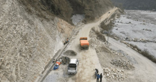 कालीगण्डकी कोरिडोर : १५ महिनापछि बेनी–मालढुङ्गाखण्ड निर्माणमा प्रगति