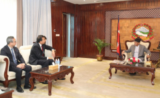 प्रधानमन्त्री र चिनियाँ अन्तर्राष्ट्रिय विकास सहयोग एजेन्सीका अध्यक्षबीच भेटवार्ता, सुरुङ मार्ग निर्माणप्रति चासो