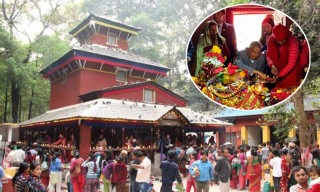 बागलुङ कालिका मन्दिरमा चैते दसैँमा ४० लाख भेटी सङ्कलन