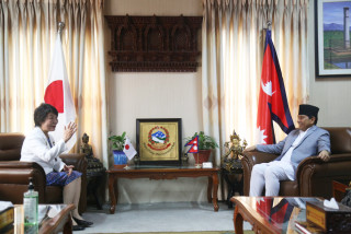 नेपाल र जापानका परराष्ट्रमन्त्रीबीच द्विपक्षीय वार्ता