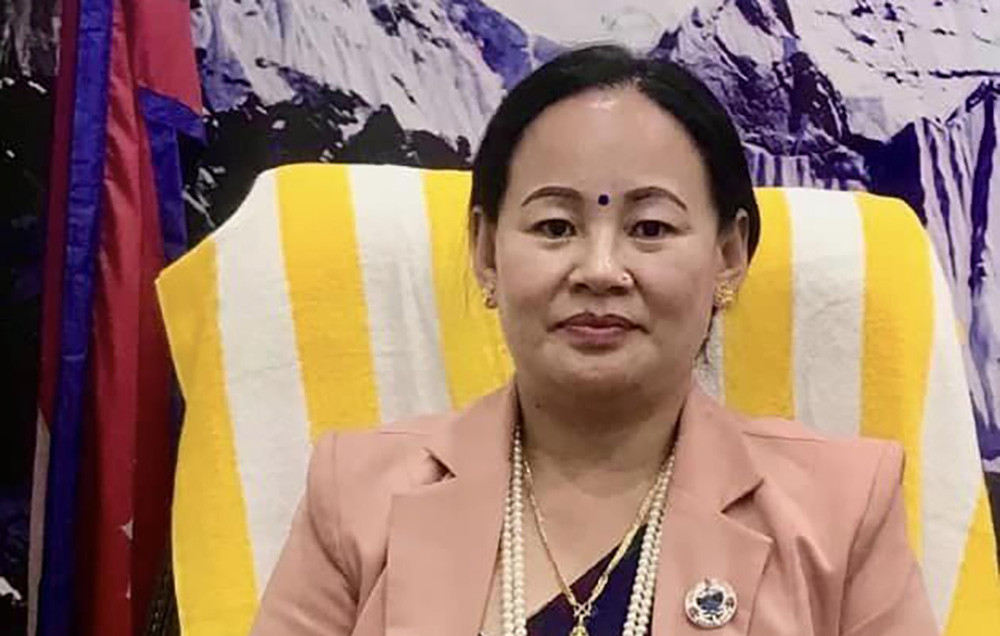 कोशी प्रदेश सांसद निर्मला लिम्बूको अशोक राईको पक्षमा सनाखत