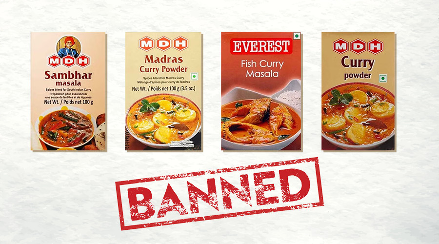 हानिकारक रसायन भेटिएपछि ‘एभरेस्ट’ र ‘एमडीएच’ मसला बिक्रीमा प्रतिबन्ध