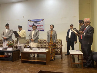 गण्डकी प्रदेशका नवनियुक्त मन्त्रीले लिए शपथ