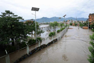 काठमाडौं उपत्यका आसपासका नदीहरुमा बाढी