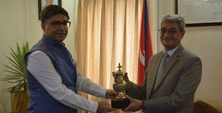 भारतीय विदेश सचिव मिस्री र गृहमन्त्री लेखकबीच भेटवार्ता