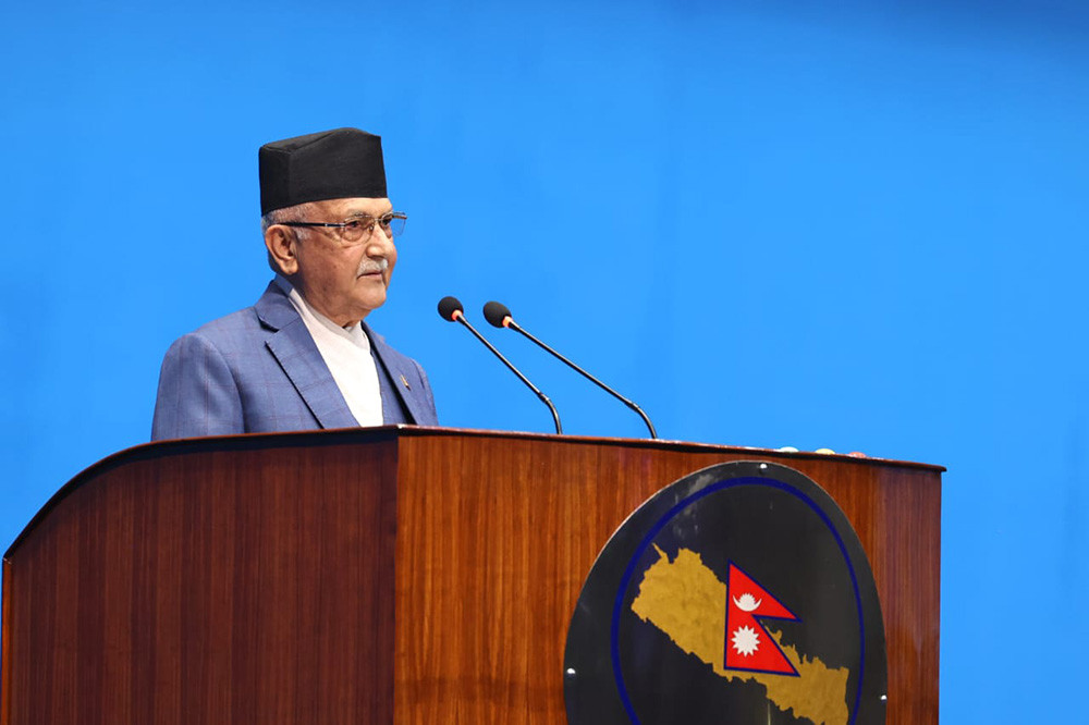 माओवादीले संसद् अवरोध नगर्ने, प्रधानमन्त्रीले सम्बोधन गर्दै