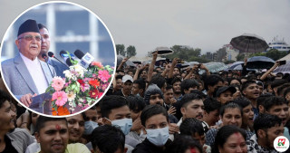 प्रम ओली लक्षित युवाहरूले ‘भ्रष्टाचारी मुर्दावाद’ नारा लगाएपछि देउवाले भने– ‘बदमासहरू !’