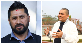 लामिछाने–प्रसाईंका कार्यकर्ताहरूको नाराबाजी, नारा– फासिस्ट सरकार मुर्दावाद !  