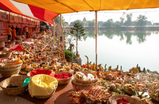 जनकपुरमा छठको रौनक