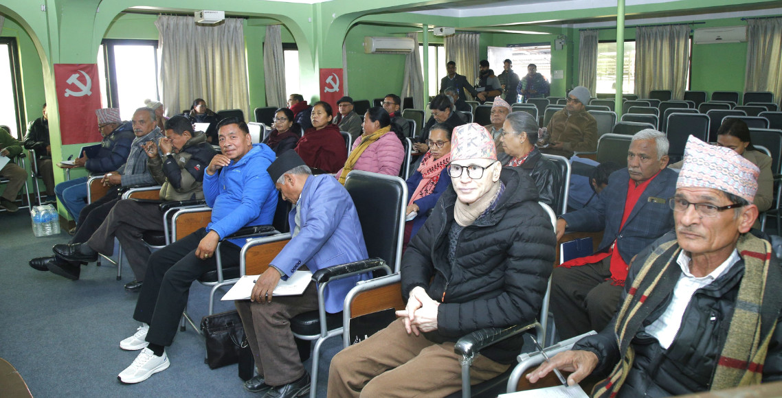 माओवादी स्थायी समिति बैठक पेरिसडाँडामा सुरु, पूर्वउपराष्ट्रपति पुन पनि सहभागी