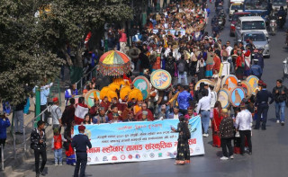 काठमाडौंको टुँडिखेलमा यसरी मनाइयो सोनाम ल्होसार