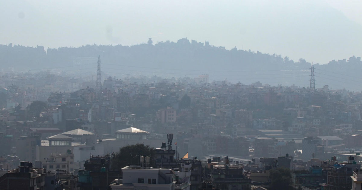 काठमाडौं विश्वकै प्रदूषित शहरको पाँचौँ स्थानमा