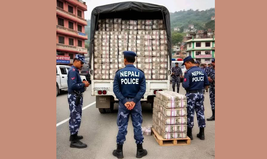 सिन्धुपाल्चोकको ट्रक चालकले केरुङ लगिँदै थियो डलर र युरोसहितको स्रोत नखुलेको करोडौं रकम