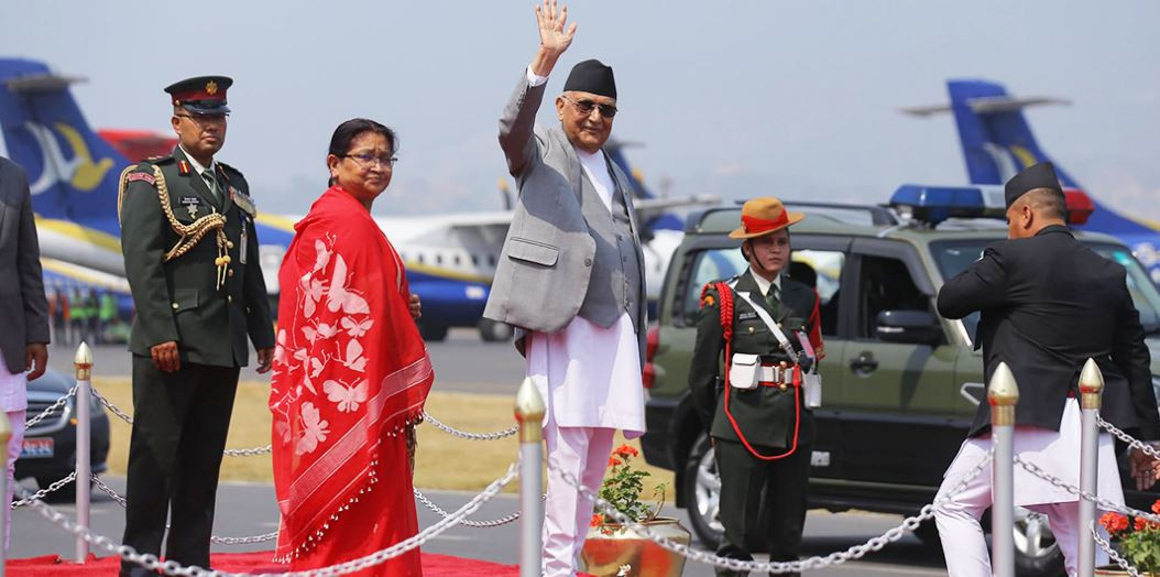 प्रधानमन्त्री ओली  दुई दिनको लागि भारत भ्रमणमा जाँदै