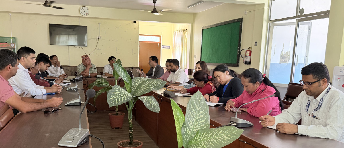 बसाईसराई रोक्न कृषि विकास रणनीति बनाउँदै वालिङ