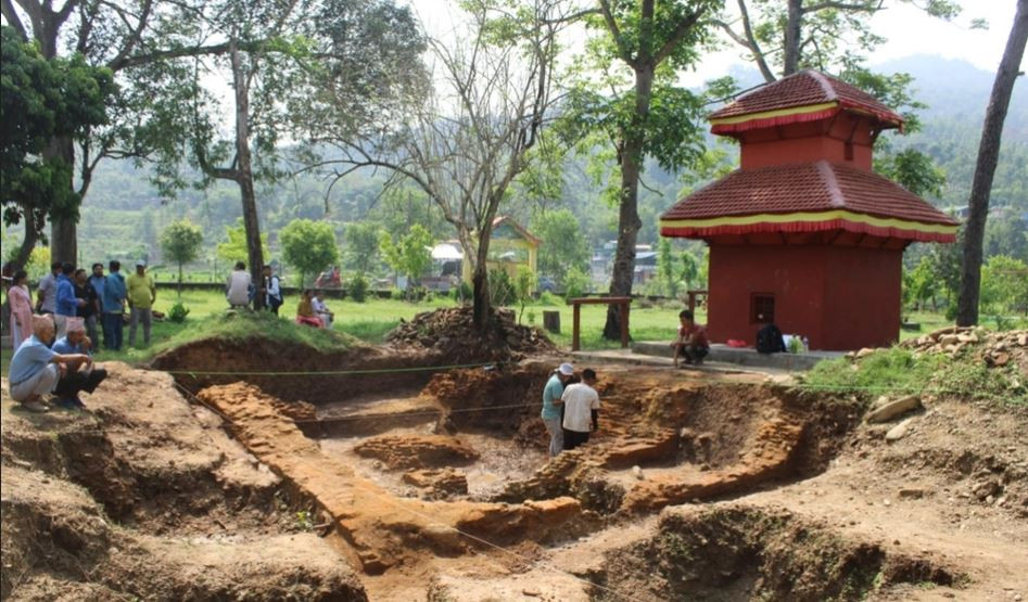 गोरखाको छेपेटारमा सत्रौँ शताब्दीको भग्नावशेष भेटियो
