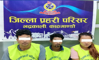तारकेश्वरमा ब्राउन सुगरसहित एक महिला र २ पुरुष पक्राउ