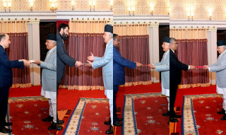 चार देशका राजदूतद्वारा ओहोदाको प्रमाणपत्र पेस