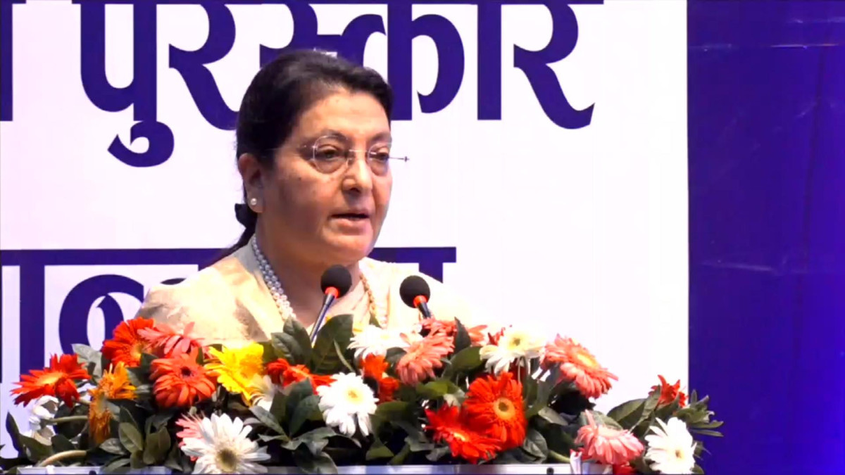 पूर्वराष्ट्रपति भण्डारीको पत्र गृह मन्त्रालयमा, आजैबाट लागू हुनेगरी सरकारी सेवासुविधा फिर्ता