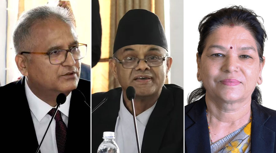 सर्वोच्च अदालतमा तीन न्यायाधीश नियुक्त