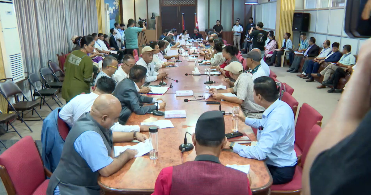 काठमाडौं महानगरको बैठक एक मिनेटमै सकियो