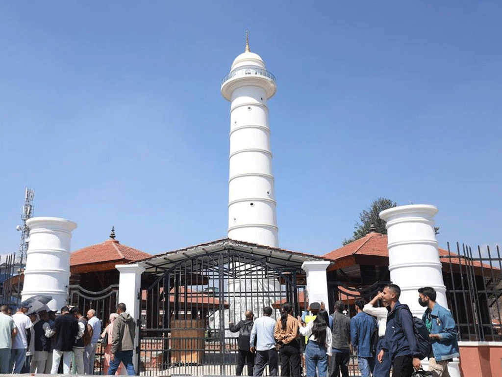 साउन १ गतेबाट थपियाे धरहरा खुल्ने समयावधि