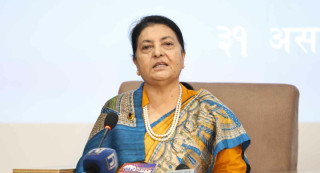 राजनीतिमा आइसकेको छु ,अब पछि हट्दिनँ: पूर्वराष्ट्रपति  भण्डारी