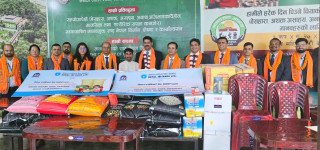 नेपाल एसबिआई बैंकद्धारा मानवसेवा आश्रम, धनगढी, कैलालीमा सामाजिक उत्तरदायित्व कार्यक्रम