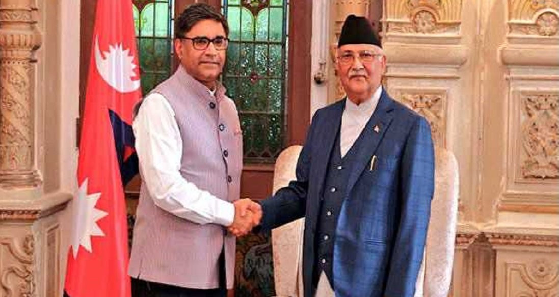 भारतीय विदेश सचिव प्रधानमन्त्री ओलीलाई भ्रमणको निम्तो दिन काठमाडौं आउँदै