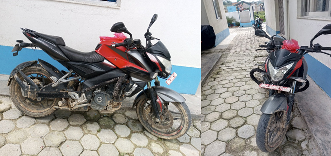 बनेपाबाट मोटरसाइकल चोर्ने २ युवक पक्राउ