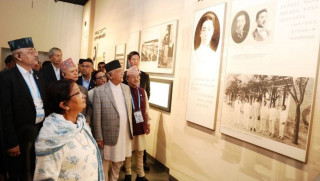 प्रधानमन्त्री ओलीले गरे चाउ सङ्ग्रहालयको अवलोकन