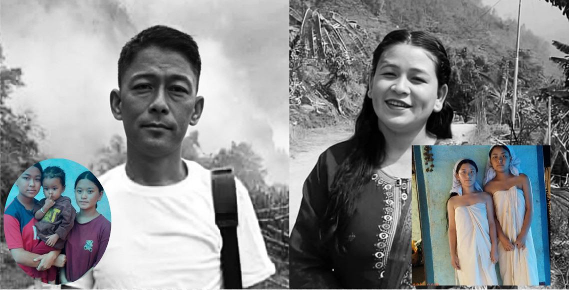 आमाको किरिया सकेर बुबाको शव कुरिरहेका तीन छोरी