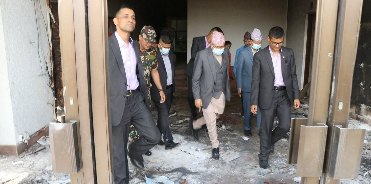 सभामुख घिमिरेद्वारा जलेको संसद् भवनको अनुगमन (तस्बिरहरु)