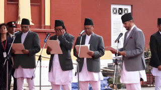 नवनियुक्त चार मन्त्रीले लिए शपथ, डा.संगीता मिश्राको नाम काटियो