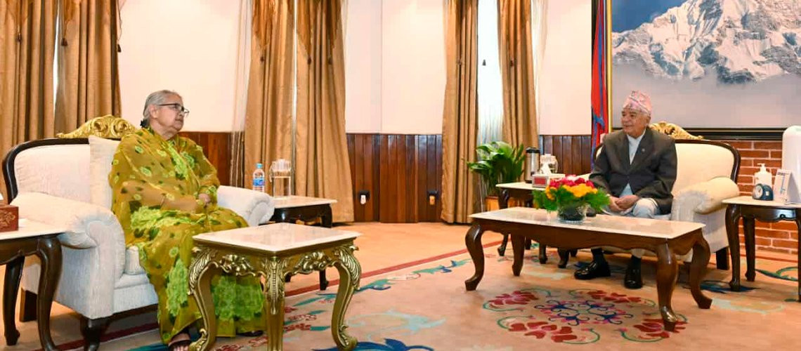 राष्ट्रपति पौडेललाई भेटेर फर्किन् प्रधानमन्त्री कार्की, के भयो कुराकानी ?