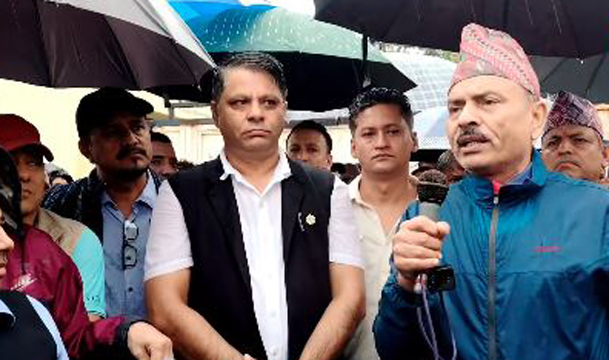 भाषण गर्दागर्दै ढलेका जिफन्ट उपाध्यक्ष  गौतमको निधन