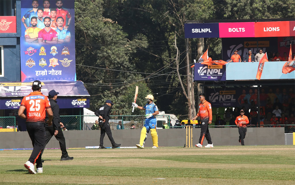 ९० रन बनाएर आउट भए कर्णालीका प्रियांक