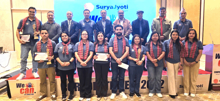 सूर्यज्योति लाइफ इन्स्योरेन्सको ‘कर्पोरेट मिट–२०८२’ सम्पन्न