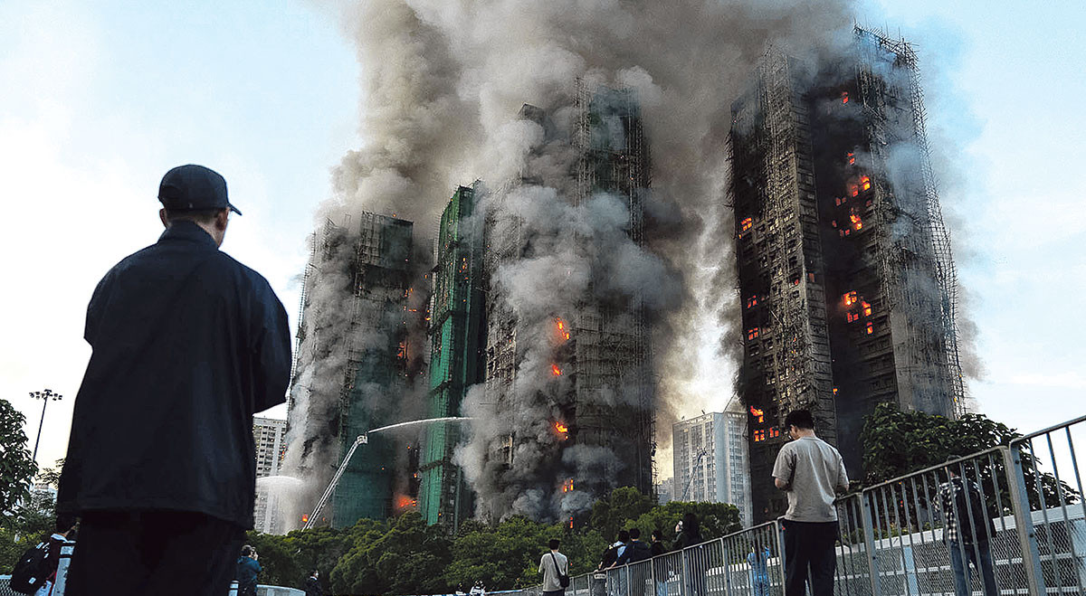 हङकङमा भीषण आगलागीः ४४ जनाको मृत्यु, २७९ जना अझै बेपत्ता