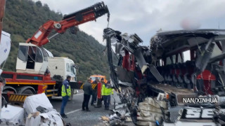 टर्किएमा बस दुर्घटना हुँदा ७ जनाको मृत्यु