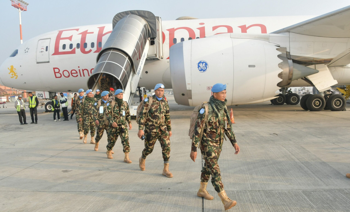 नेपाली शान्ति सैनिकको अदलीबदली