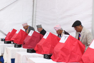 एमाले चुनाव: ४१५ मत खस्यो, बिहानको तुलनामा मतदान सुस्त