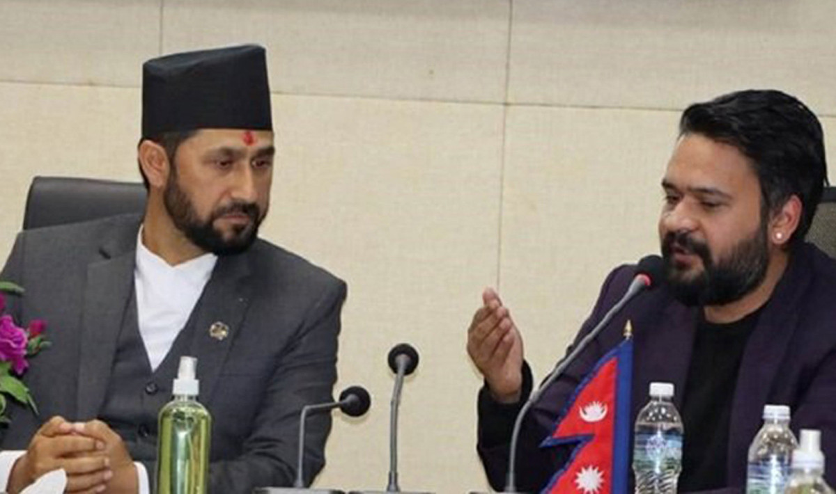 रवि लामिछाने र बालेन शाहबीच कमलपोखरीमा भेटवार्ता