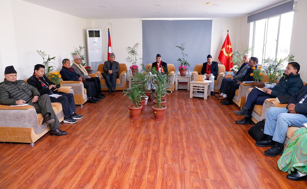 एमाले सचिवालय बैठक सुरु