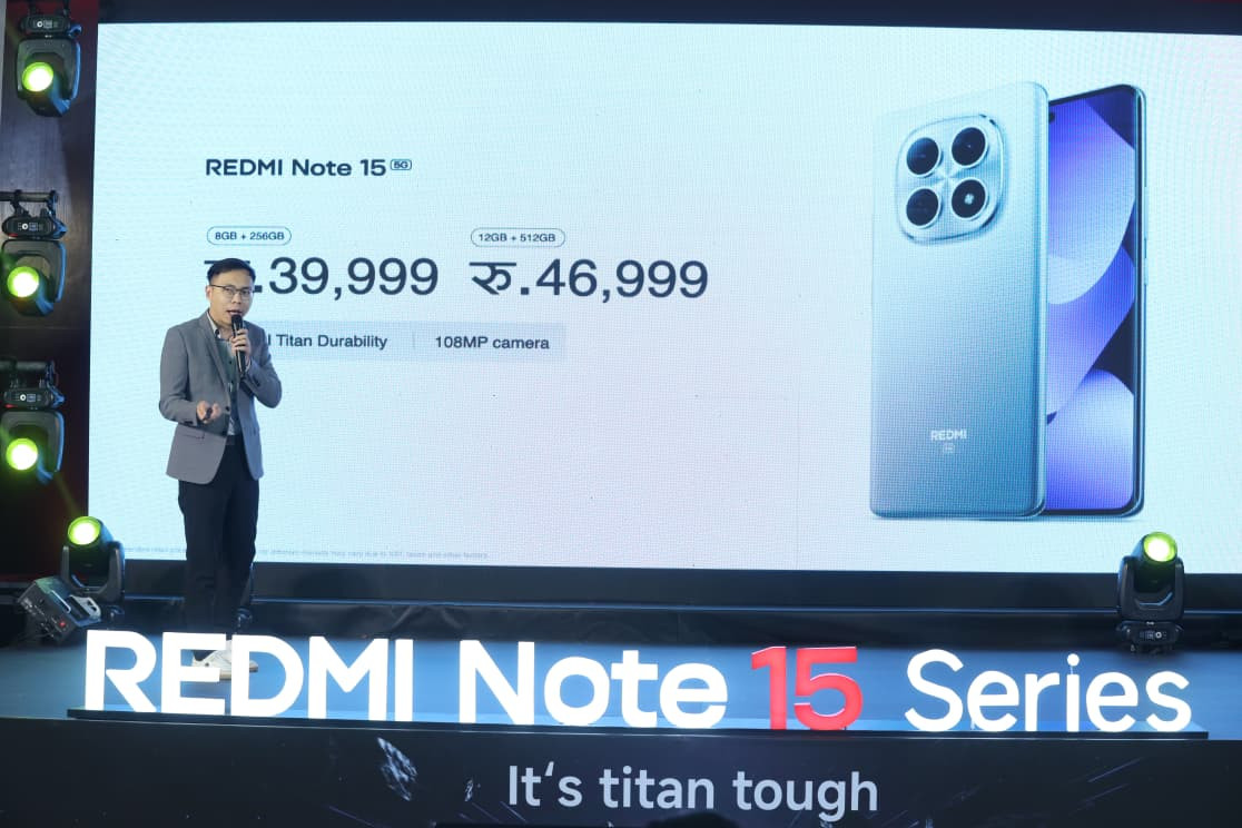 फ्ल्यागशिप–स्तरको रेड्मी टाइटन मजबुतीसहित रेड्मी नोट १५ सिरिज नेपालमा सार्वजनिक