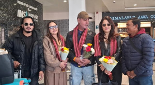 फिल्मको प्रचारका लागि भारतीय अभिनेता प्रदीप रावत काठमाडौंमा